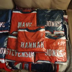 DRAKE MAYE BRAND NEW Red Patriots Hockey Jersey Adult XL #10