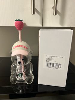 Starbucks pink bear cup