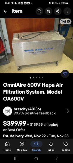 Hepa Air Filtration System