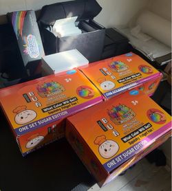 Squishy Bun Rainbow Mystery Fidget Toy Set