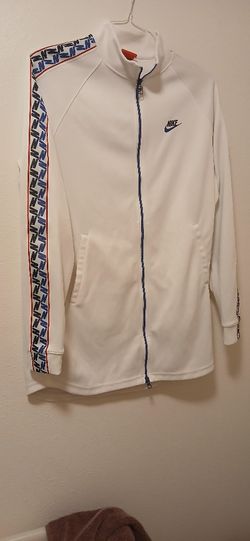 Rare Nike Jacket White Blue Medium