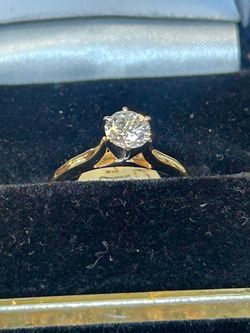 14kt ladies YG ring