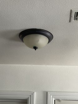 Ceiling Light Bronze Flush Mount