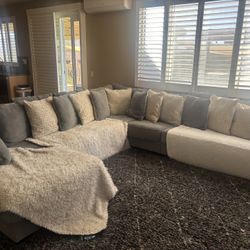 Large 5 Piece Sectional Couch $750
