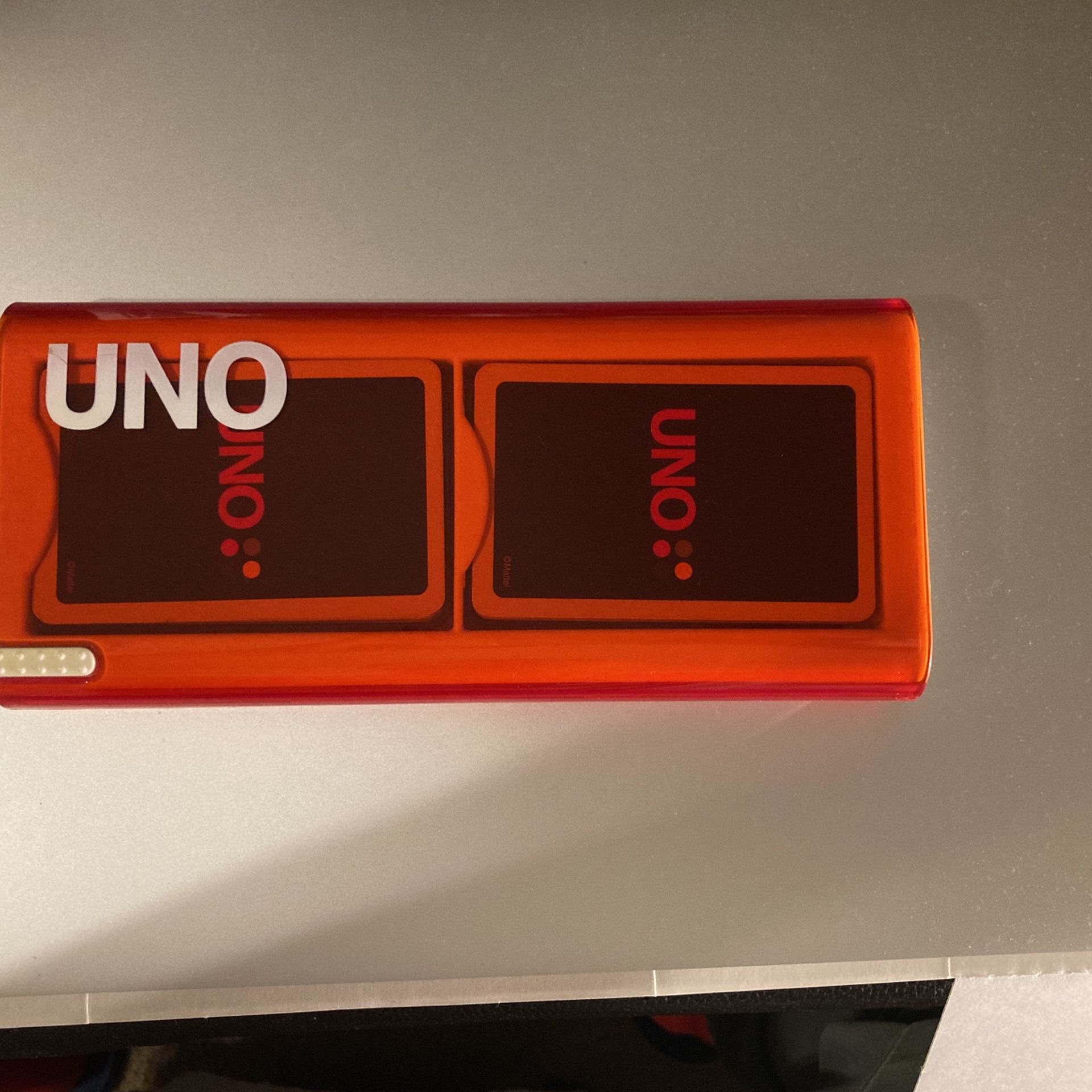 UNO MOD Card Game By Mattel Red Case
