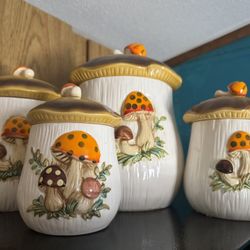 Merry Mushroom Canisters 