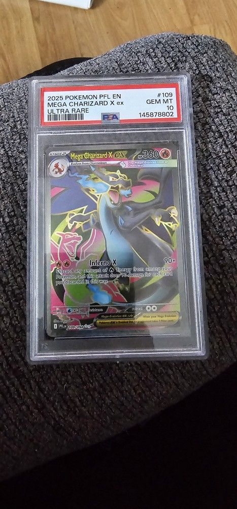Pokémon Charizard X Ex Graded Gem Mint