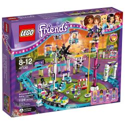 LEGO Friends Amusement Park Roller Coaster Complete Set 41130 Kids Building Toy w/ Figures MiniFigs