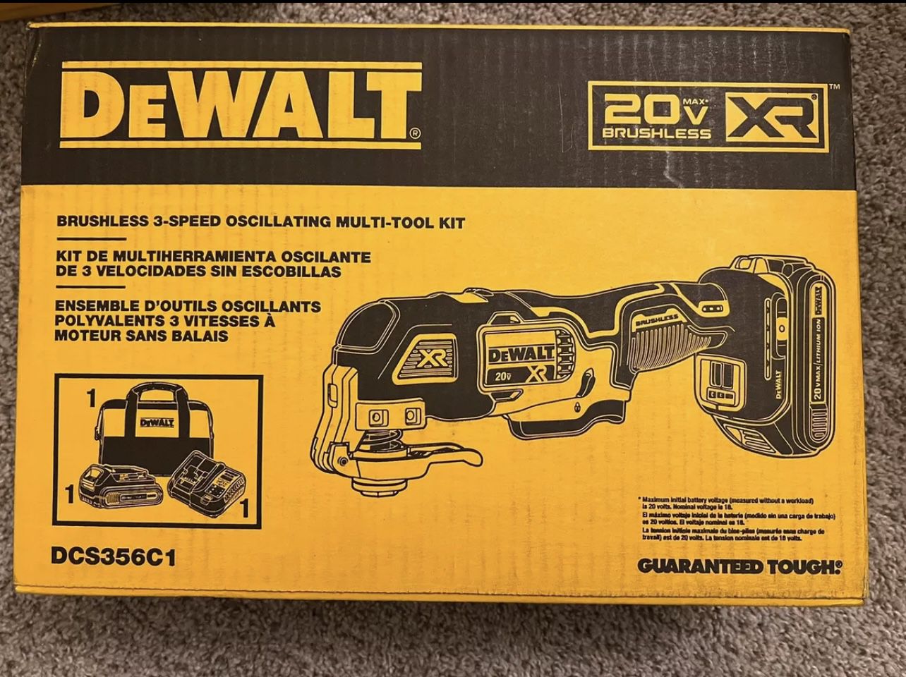 DEWALT Cordless Brushless 20-volt Max 3-speed 6-Piece Oscillating Multi-Tool Kit