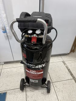 Husky 20 Gal. 200 PSI Oil Free Portable Vertical Electric Air Compressor
