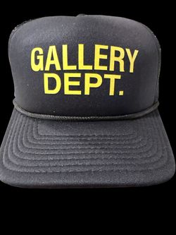 Gallery Dept Trucker Hat Black / Yellow