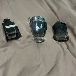 Empty Cologne Bottles