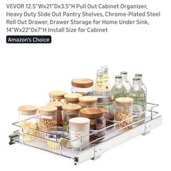 Heavy Duty Pull Out Cabinet Organizer $10