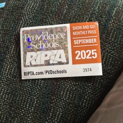 RIPTA MONTHLY BUS PASS