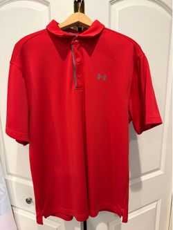 Under Armour Heatgear Men's Tech Polo - Red, XL