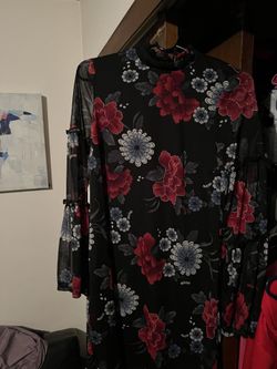 Cute Mock Neck Dress