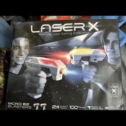 (2)Laxer X Micro Blasters Tested !Clean  2-Players W Camo Bag! Make Offer ?