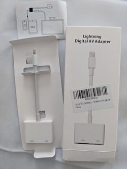 Apple AV adopter.