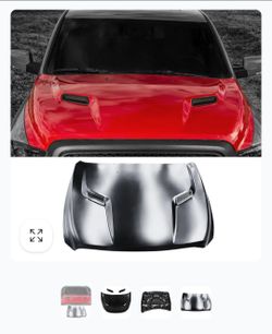 2009-2018 Dodge RAM 1500 / Sport Style Aluminum Hood