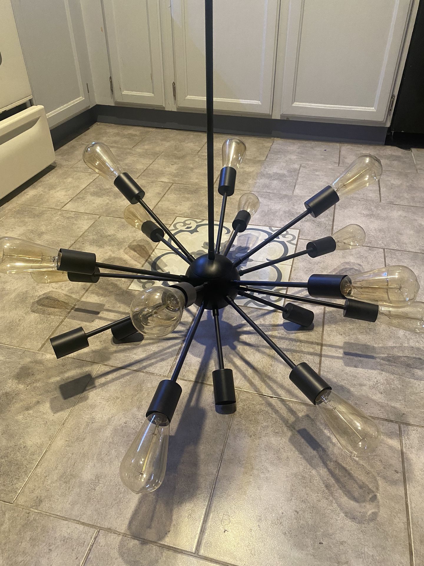 18 Light Satellite Chandeliers Hanging Lighting Dainolite