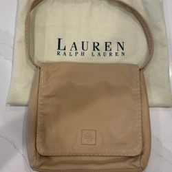 Ralph Lauren Genuine leather tan Leather with White Stitching 