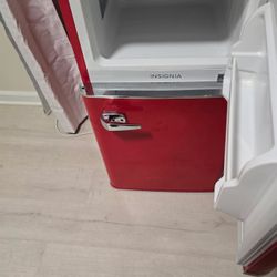 Red Mini Fridge 