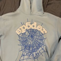 Spider Hoodie Sky Blue