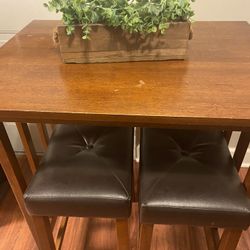 Breakfast Table And 2 Stools 