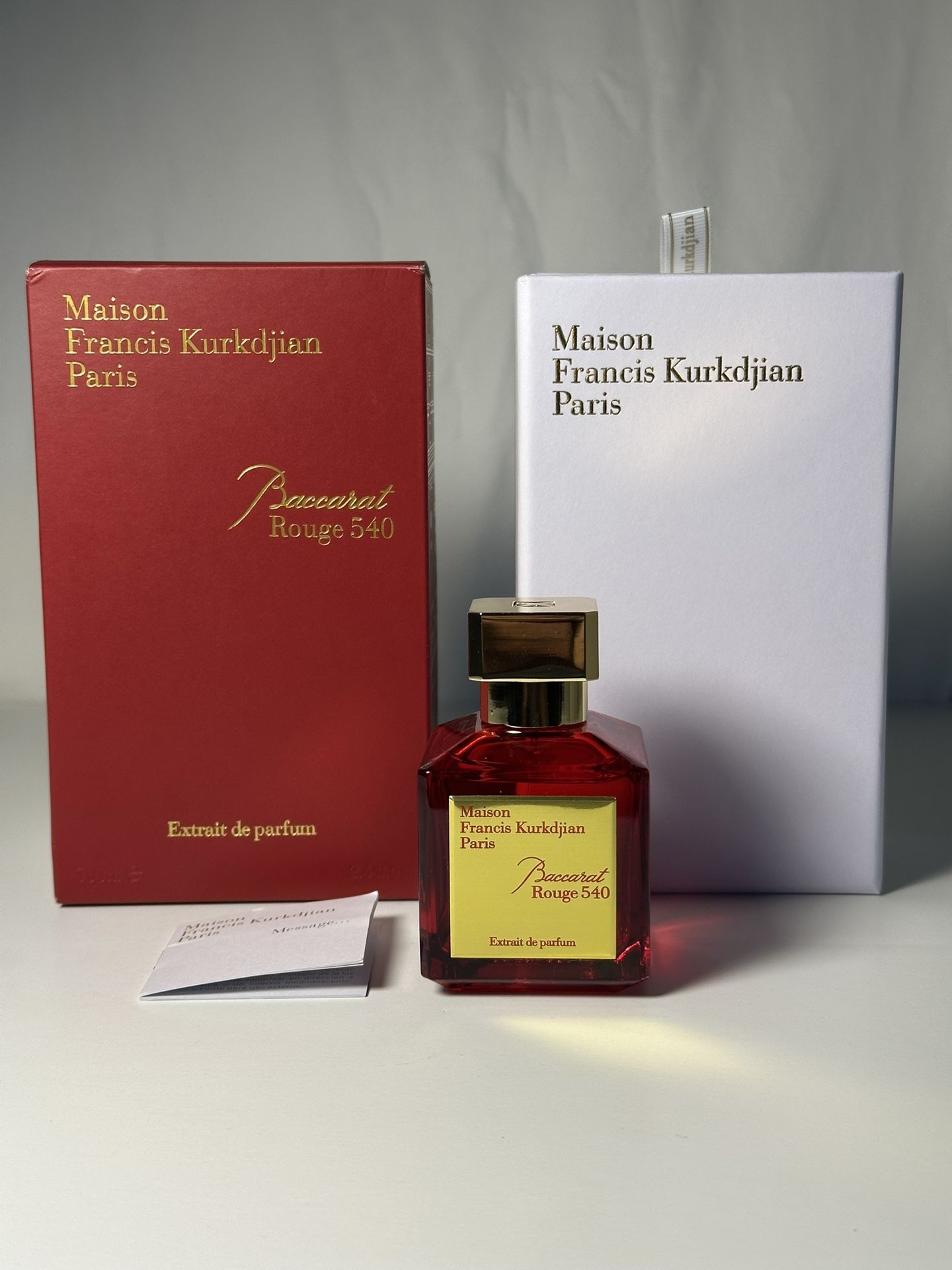 Maison Francis Kurkjian *Authentic * Baccarat Rouge 540 Extrait Eau De Parfum 2.4 OZ / 100ML