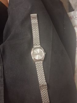 Nixon Silver Stainless Steel Watch