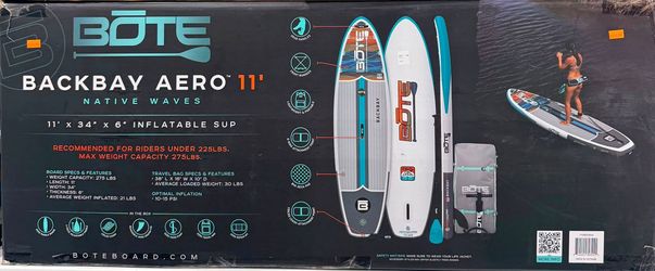 BOTE Backbay Aero Inflatable Stand Up Paddle Board 11'