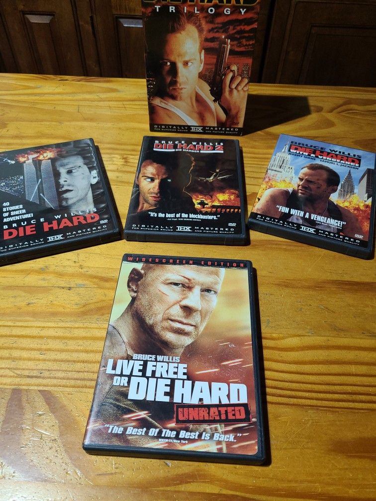 Die Hard Trilogy Plus Live Free Or Die Hard DVD