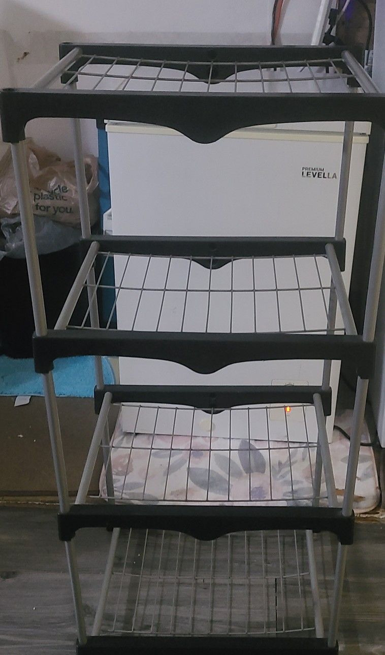 NEED GONE ASAP!!!! PLASTIC/METAL SHELVES