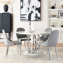 New Dining Table Set White 