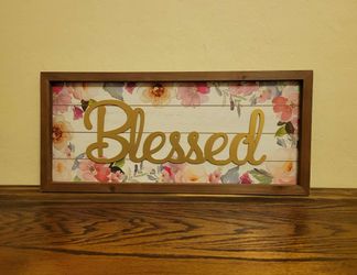 Blessed Home Decor Wall Art