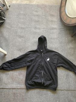 Yin Yang black hoodie