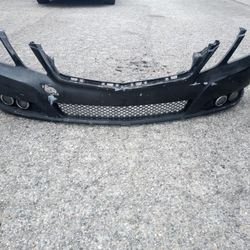 2010-2012 Mercedes E350 Front Bumper With Fog Lights And Inner Accessories Oem.