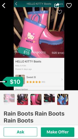 Hello Kitty rain boots