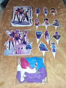 Kpop demon hunters party supplies each Bundle $20