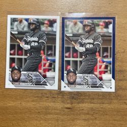 2023 TOPPS LUIS ROBERT 2 CARD LOT 