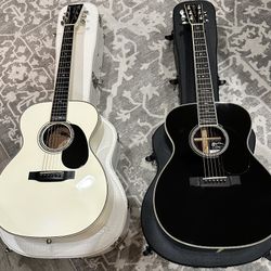 RARE Set - Martin 000-ECHF Bellezza Nera & Bianca Eric Clapton / Hiroshi Fujiwara Signature Acoustic