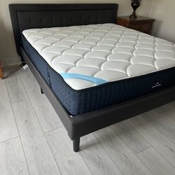 Make an offer! Two month old king size bed and bedframe – dream cloud