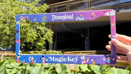 Disneyland Magic Key License Plate Frame