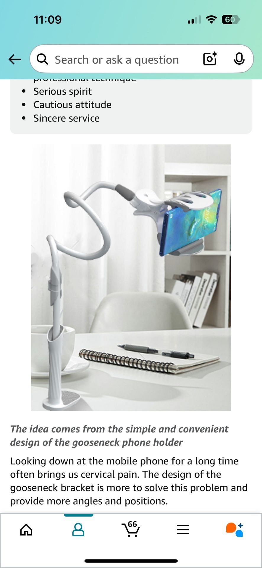 Phone holder. Hands free Phone clamps to hold phone while filming making videos, watching videos
