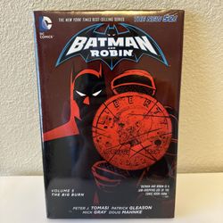 The New 52: Batman and Robin Volume 5 The Big Burn Hardcover Dc Comics Tomasi