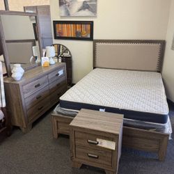Queen Size 4 Piece Bedroom Set $10 Down