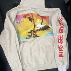 kids see ghosts kanye west yeezy yzy kid cudi virgil murakami tour merch hoodie