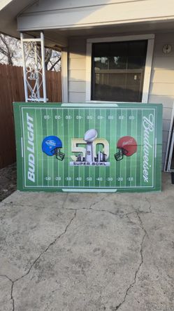Budlight Hard Cardboard sign