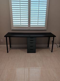 Ikea desk and drawer