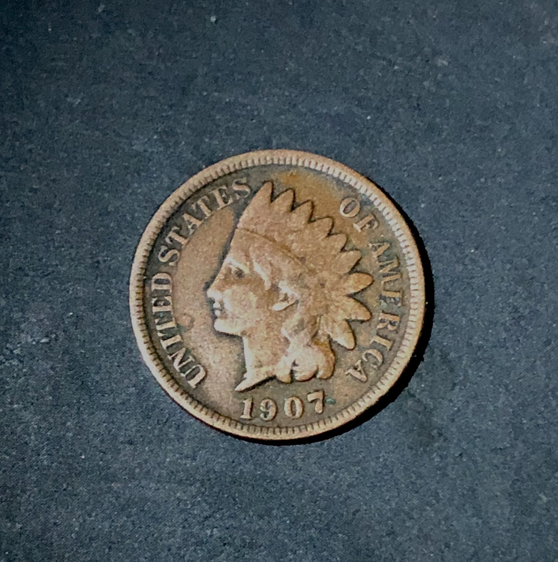 1907 Indian Head Penny